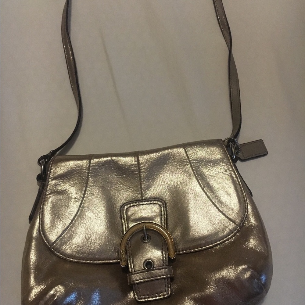 Coach Gold purse